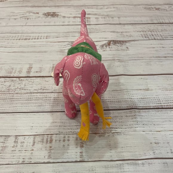 Victoria's Secret PINK Iconic Collegiate Print Stuffed Mini Dog - Picture 3 of 6